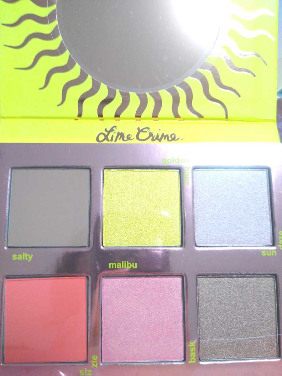 【Sunkissed Face Palette】ライムクライム★lime crime★フェイスカラー　プレゼント　夏メイク　誕生日　海外コスメ_画像7