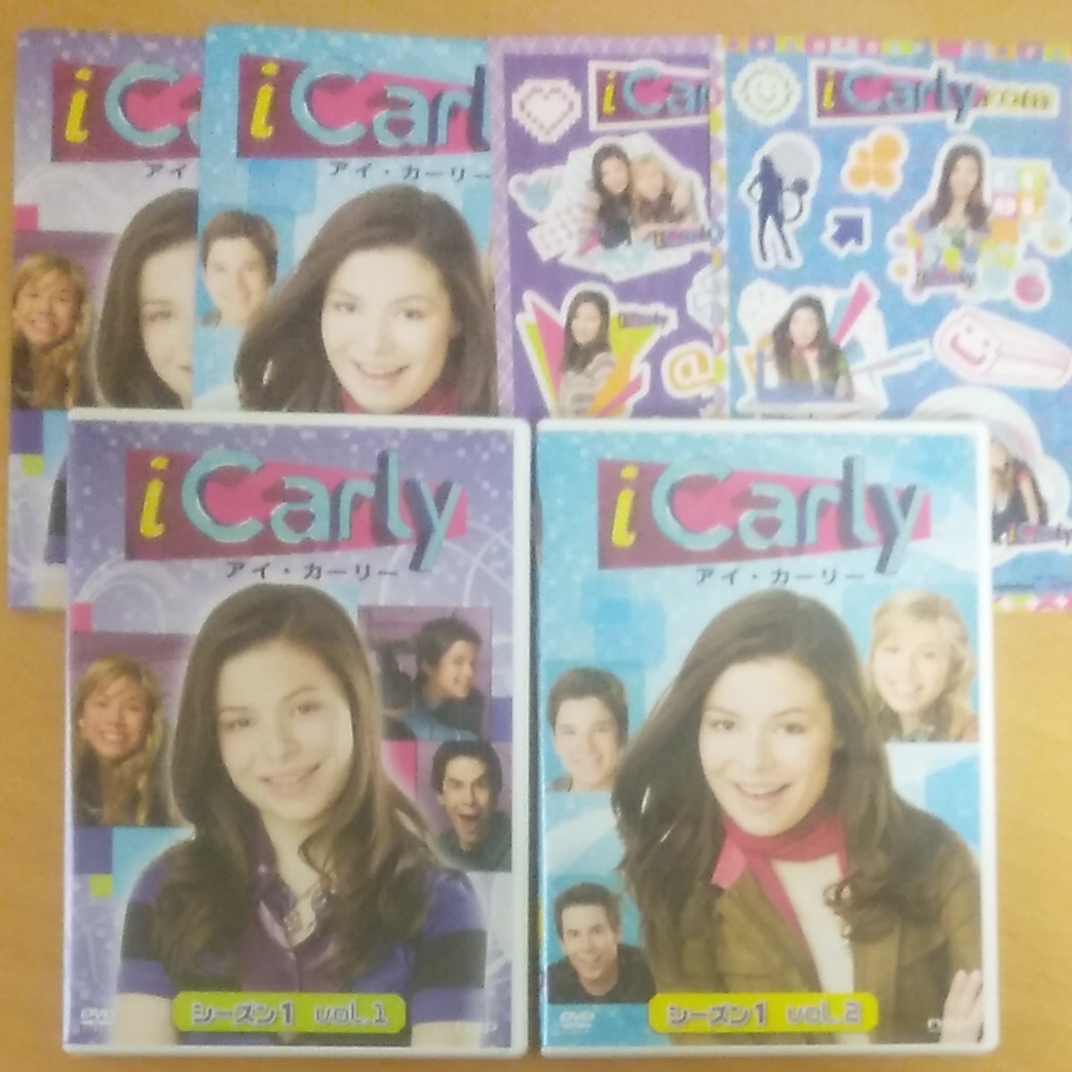 iCarly アイ・カーリー　シーズン1　vol.1 vol.2 セット　日本語版DVD