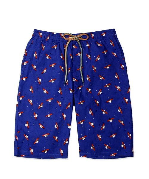 ☆新品未使用☆ポールスミス Paul Smith POP ショートパンツ ブルー☆ウサギ＆サーフィン☆Lサイズ☆ウェスト84～94㎝_画像1