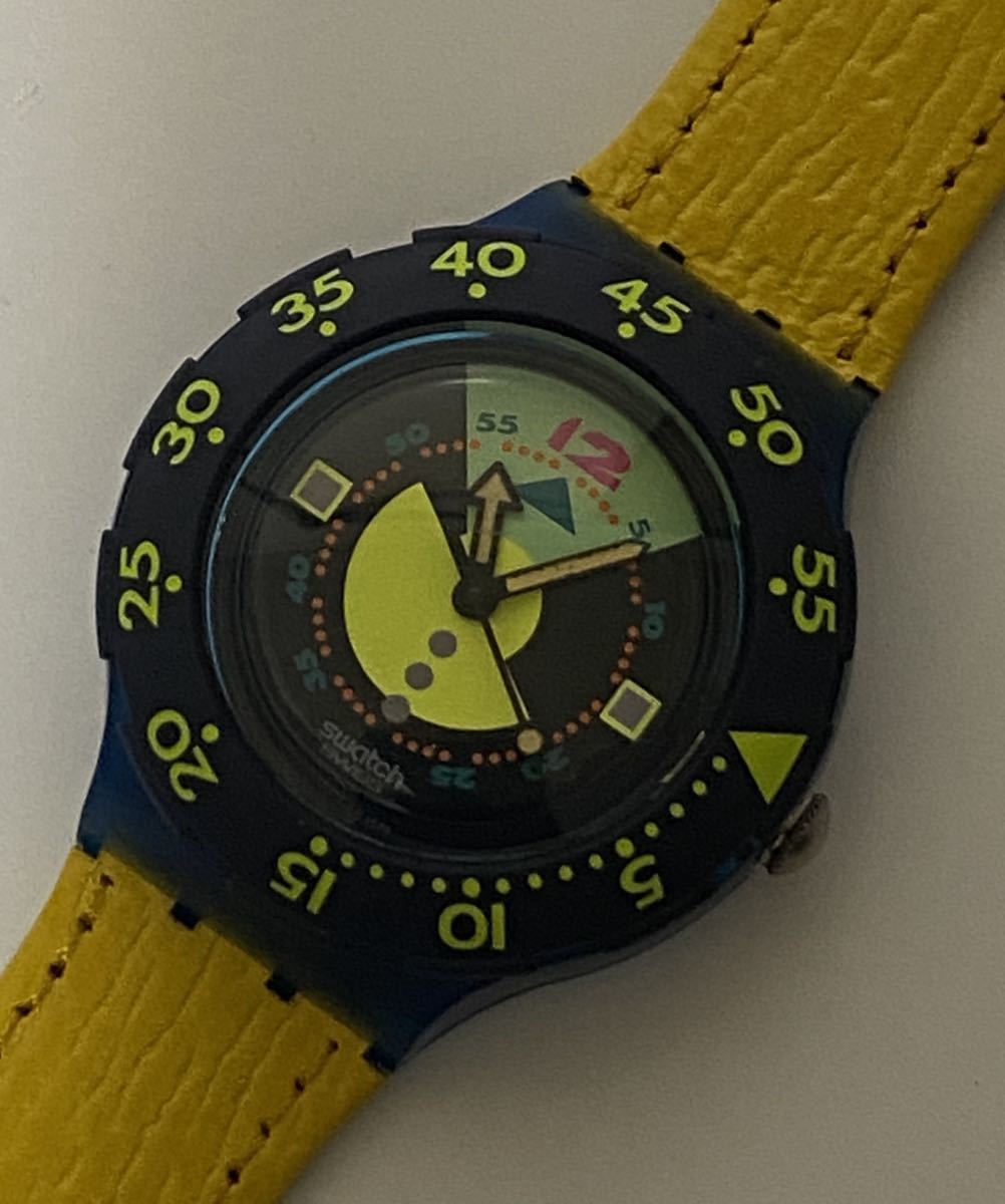 95％以上節約 SWATCH スウォッチ クロノ SCUBA200 デッドストック