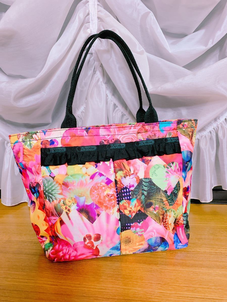 Lesport Sack Lesportsac Mika Ninagawa Collaboration Limited Ninadigi Sumbage Сумка сумка для пакеты Hawaii Полный танец гавайский алоха алоха