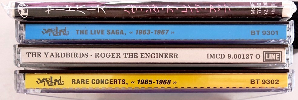 【送料無料】ヤードバーズCD4枚[ハヴィング・ア・レイヴ・アップ][ロジャージエンジニア][THE LIVESAGA1963-1967][RARE CONCERTS1965-1968]