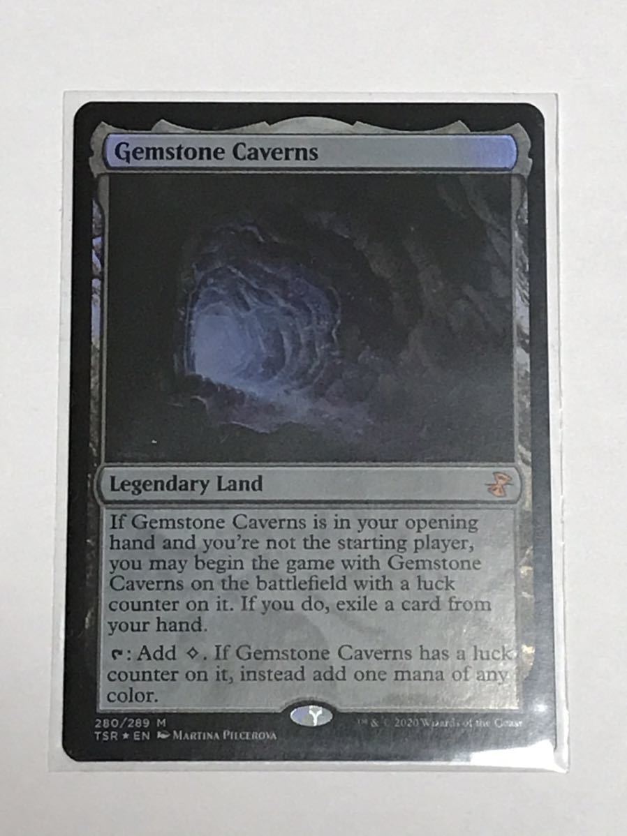 【MTG】宝石の洞窟/Gemstone Caverns 英語版 foil TSR 時のらせんリマスター_画像1