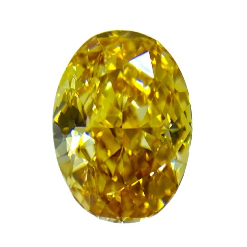 ダイヤモンド FANCY VIVID YELLOW ORANGE 0.41ct OV/RT0657/GIA