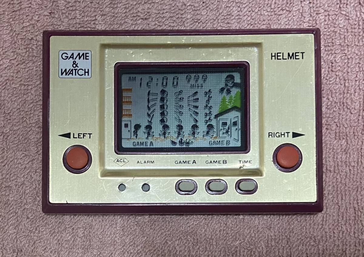 ヤフオク ゲームウォッチ ヘルメット Helmet 中古 任天堂