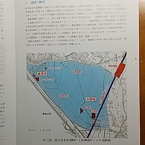 西吉見古代道路跡　埼玉県比企郡吉見町教育委員会