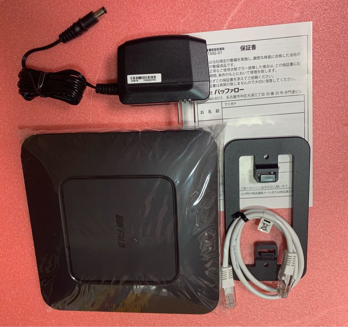 Wi-Fi 5（11ac）親機【美品★30日保証】 WSR-2533DHPL2-BK★（IPv6対応）1733+800Mbps