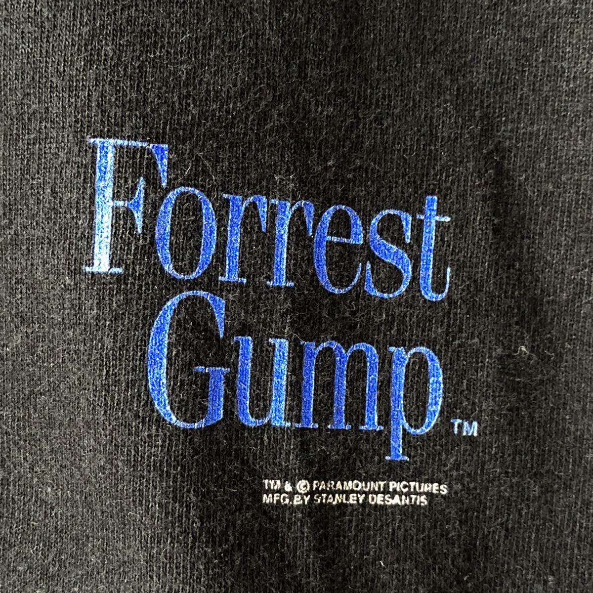 90s Forrest Gump Tシャツ 黒 ビンテージ 90年代 フォレストガンプ / 一期一会 トムハンクス 映画 ムービー オリジナル  ヴィンテージ