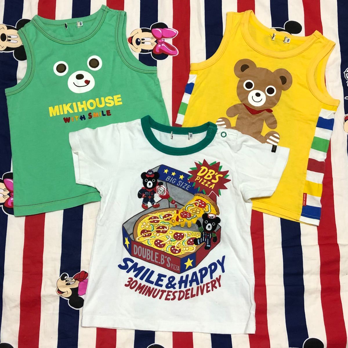 ミキハウス MIKIHOUSE タンクトップ 半袖Tシャツ 90 100|PayPayフリマ