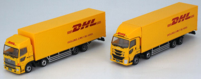 ＜新品＞ トミーテック トラックコレクション　DHL 大型トラックセット　1/150サイズ
