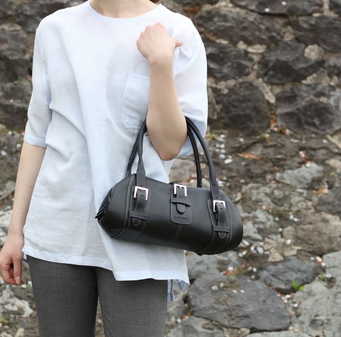 LOEWE LEATHER HAND BAG/ロエベレザーハンドバッグ | sweatreno.com