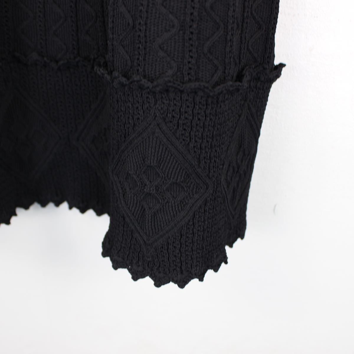 CHANEL 07P COCO MARC NO SLEEVE KNIT ONE PIECE MADE IN ITALY