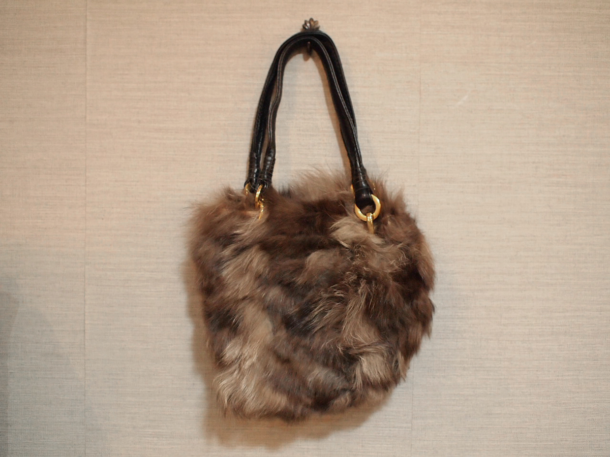 * Ginza Wako GRETA for WAKO party bag Mini bag fur *