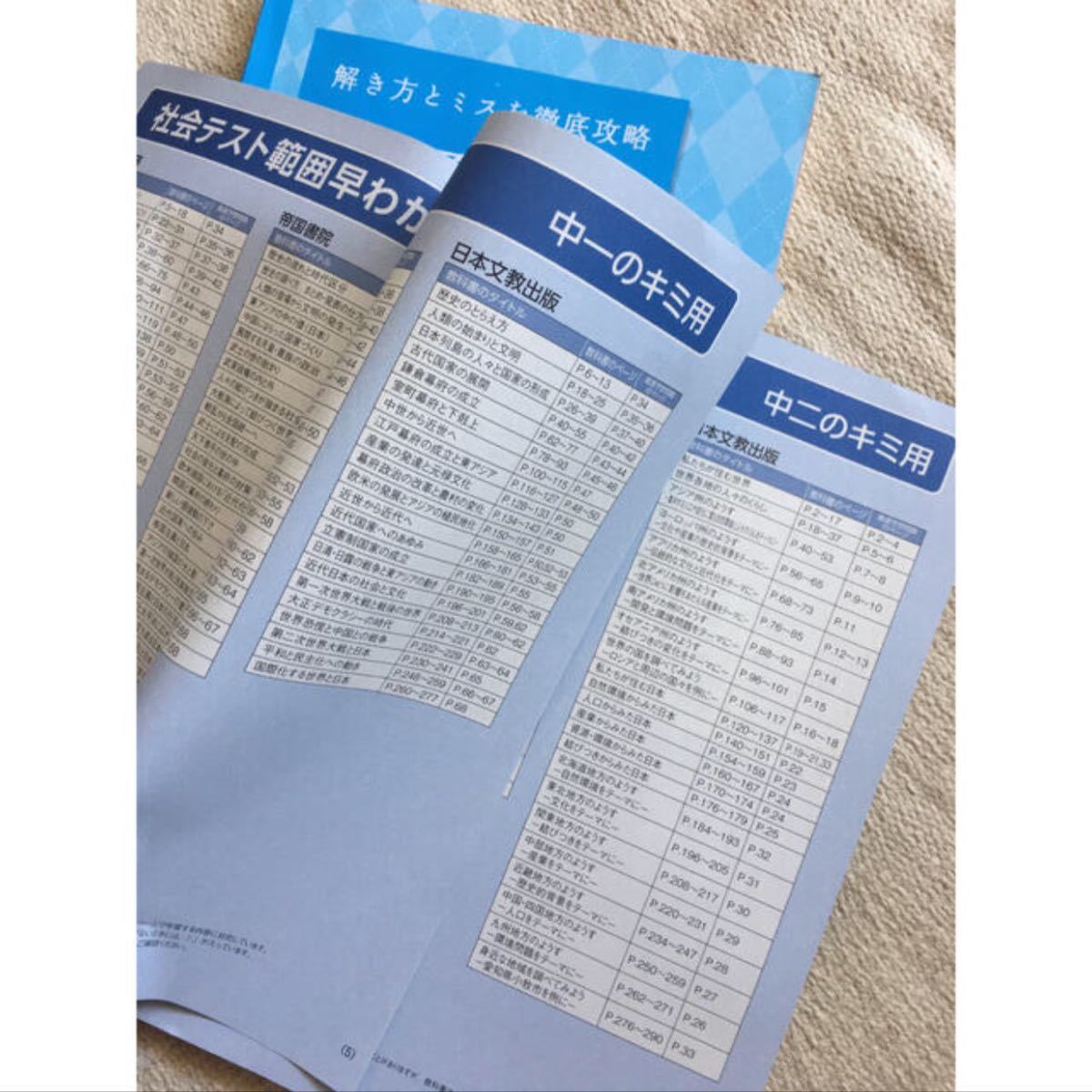 Paypayフリマ 進研ゼミ 中1中2 社会定期テスト対策 厳選予想問題 Paypayフリマ 進研ゼミ 中1中2 社会定期テスト対策 厳選予想問題