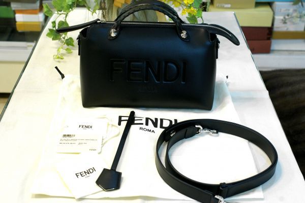 ○新品 フェンディ FENDI 8BL146 AC9L F0GXN バイ ザ ウェイ ミディアム BY THE WAY 2WAY ハンドバッグ ブラック B0491_画像9