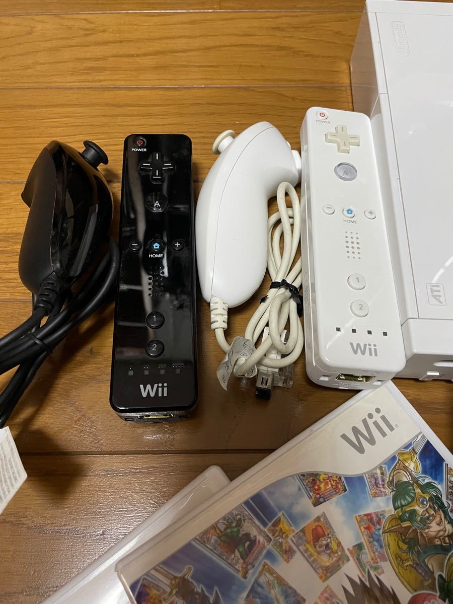 Nintendo Wiiリモコン2本ソフト6本セット