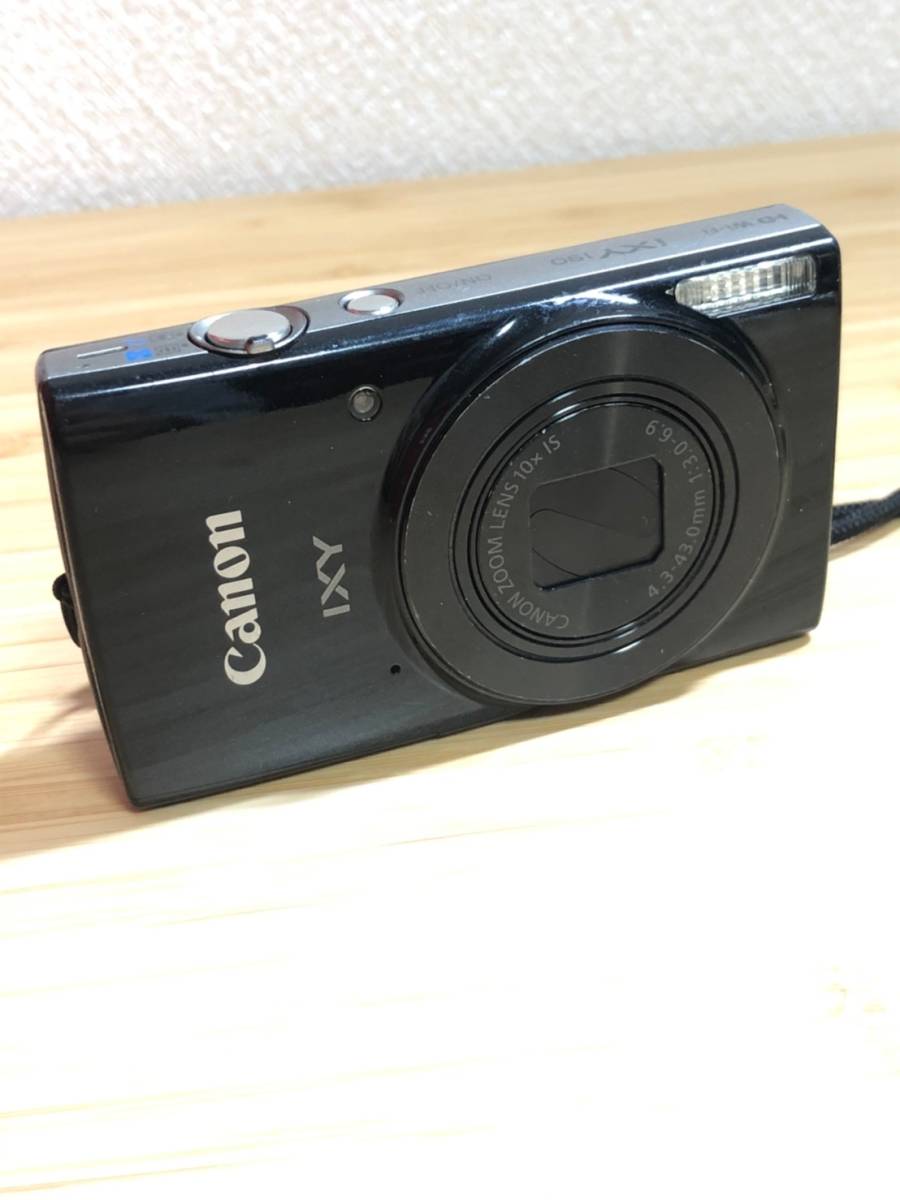 送料込み Canon デジタルカメラ IXY 190 ブラック 光学10倍ズーム