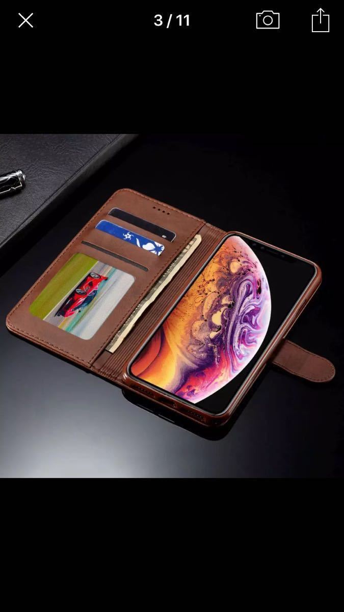 高評価の贈り物 新品 Iphone7 8用スマホケース ブラウン皮革 手帳型レザーケース スタンド機能 カードケース付き 保護フイルムおまけあり Paroissesaintmaximin Fr