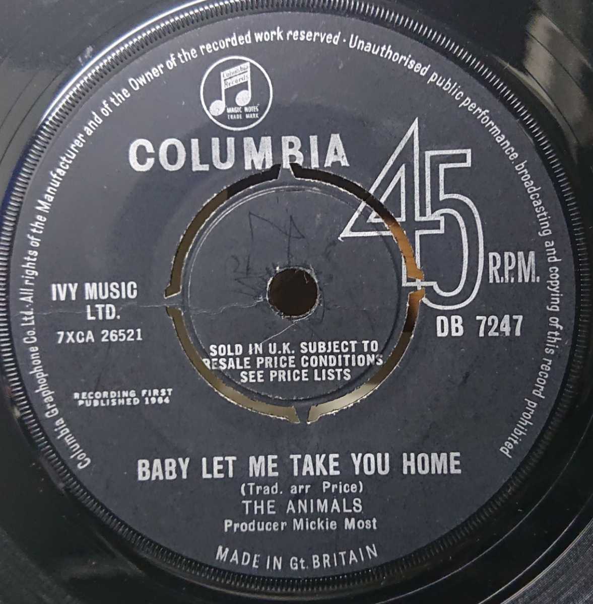 ヤフオク! - 特選 THE ANIMALS/BABY LET ME TAKE YOU HOME'1... ヤフオク! - 特選 THE ANIMALS/BABY LET ME TAKE YOU HOME'1...