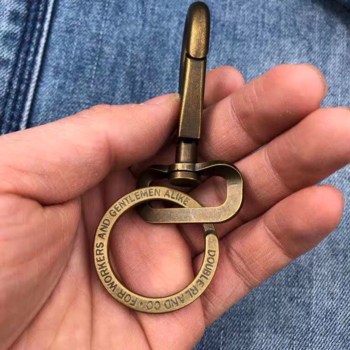 値引 ダブルアールエル RRL キーホルダー レザー 茶 agapeeurope.org