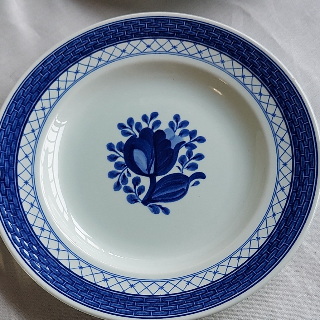 Paypayフリマ ロイヤルコペンハーゲン Royal Copenhagen ブルー プレート皿 飾り皿 大皿 廃盤