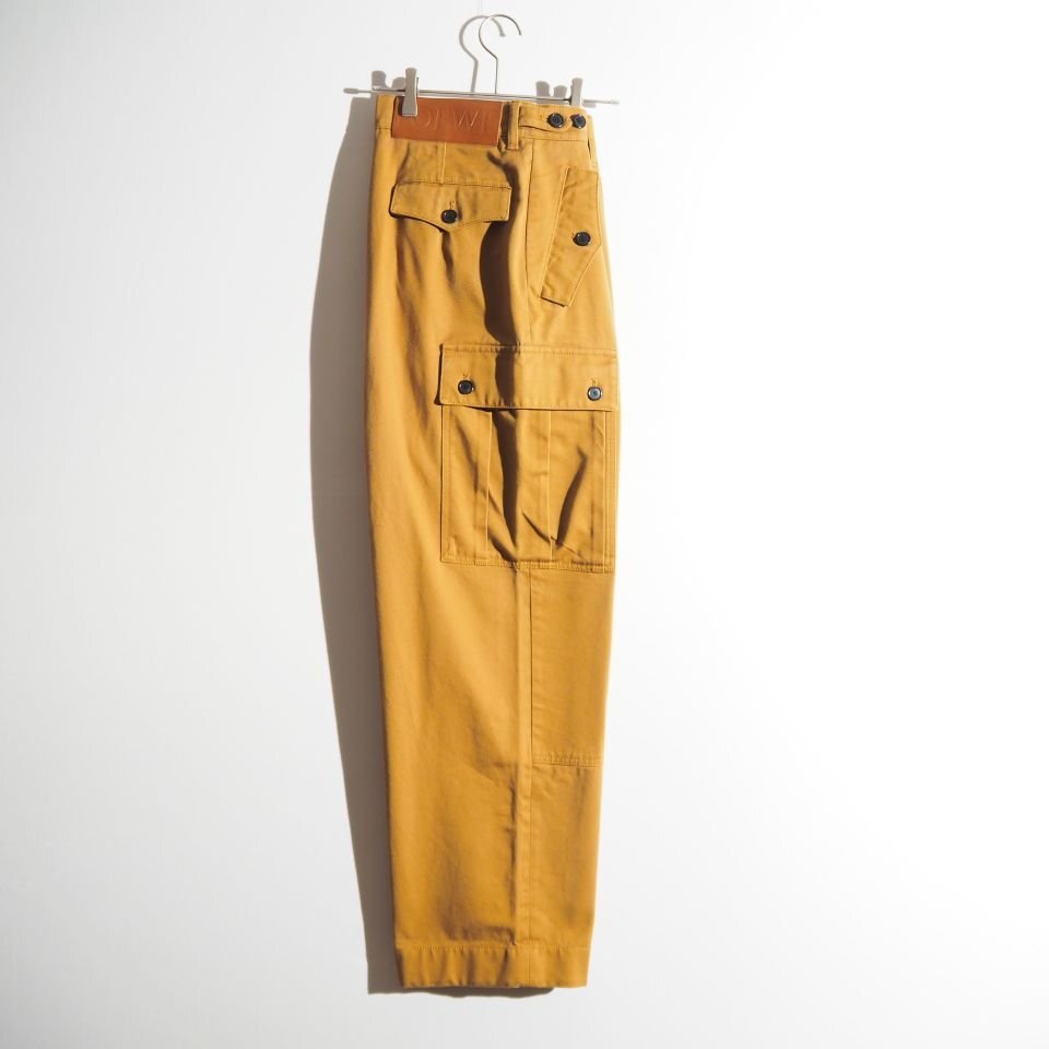 C4938P ▼LOEWE ロエベ▼ コットンツイル ワイド カーゴパンツ キャメル 46 / H526Y04W03 ワイドパンツ シーズンレス mks_画像3