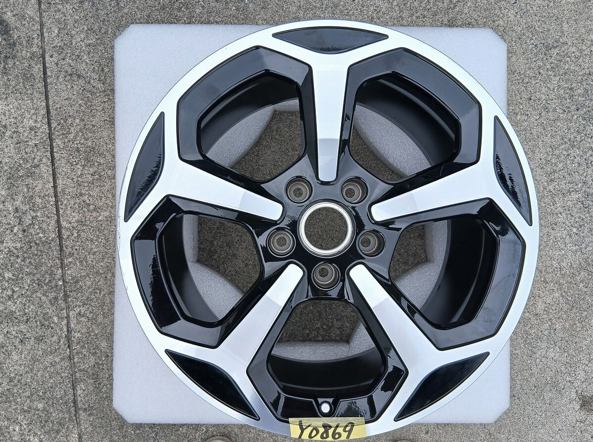 PORSCHE ポルシェ タイカン 純正 リア用 アルミホイール オフロードデザイン 20インチ 11J ET60 5穴 PCD130 9J1602025AT 1本のみ Y0869