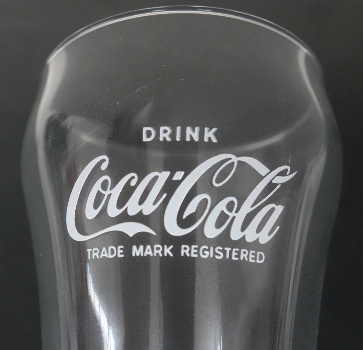 レトロコレクション　当時物 ＊Coca-Cola　コカコーラ ＊8OZ FOUNTAIN GLASS 　ファウンテングラス ＊1/2DOS 六個セット＊ 東洋ガラス製　_画像10