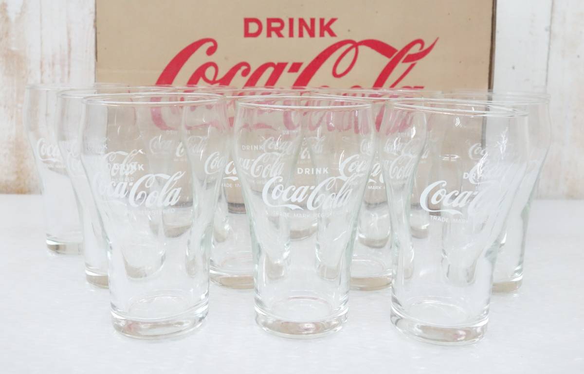 レトロコレクション　当時物＊Coca-Cola　コカコーラ＊FOUNTAIN GLASS ファウンテングラス　オリジナルグラス ＊1DOS 12個セット　_画像3