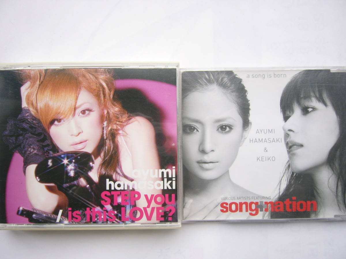  浜崎あゆみ セット/AYUMI HAMASAKI＆KEIKO「a song is born」＋ 「STEP you/is this LOVE?」CD+DVD_画像1