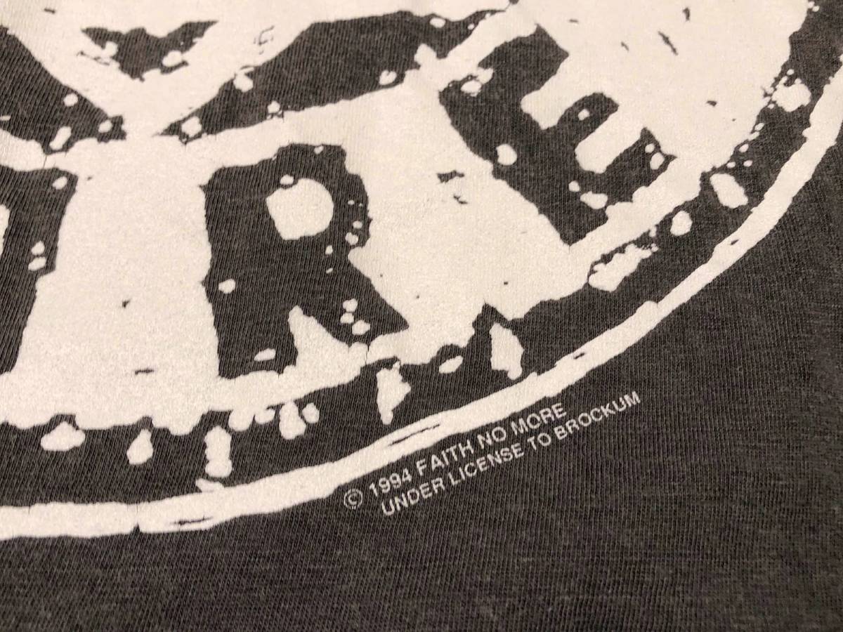 ビンテージ 90s FAITH NO MORE フェイスノーモア 1994 Tシャツ 】RAGE