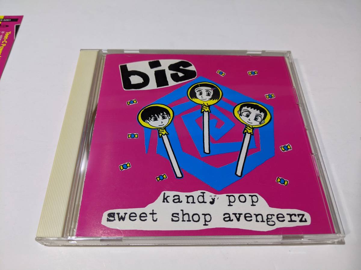 国内盤 帯付 ディスク傷なし bis(ビス) KANDY POP SWEET SHOP AVENGERZ ミニアルバム キャンディポップ candy 日本版 スウィート ショップ