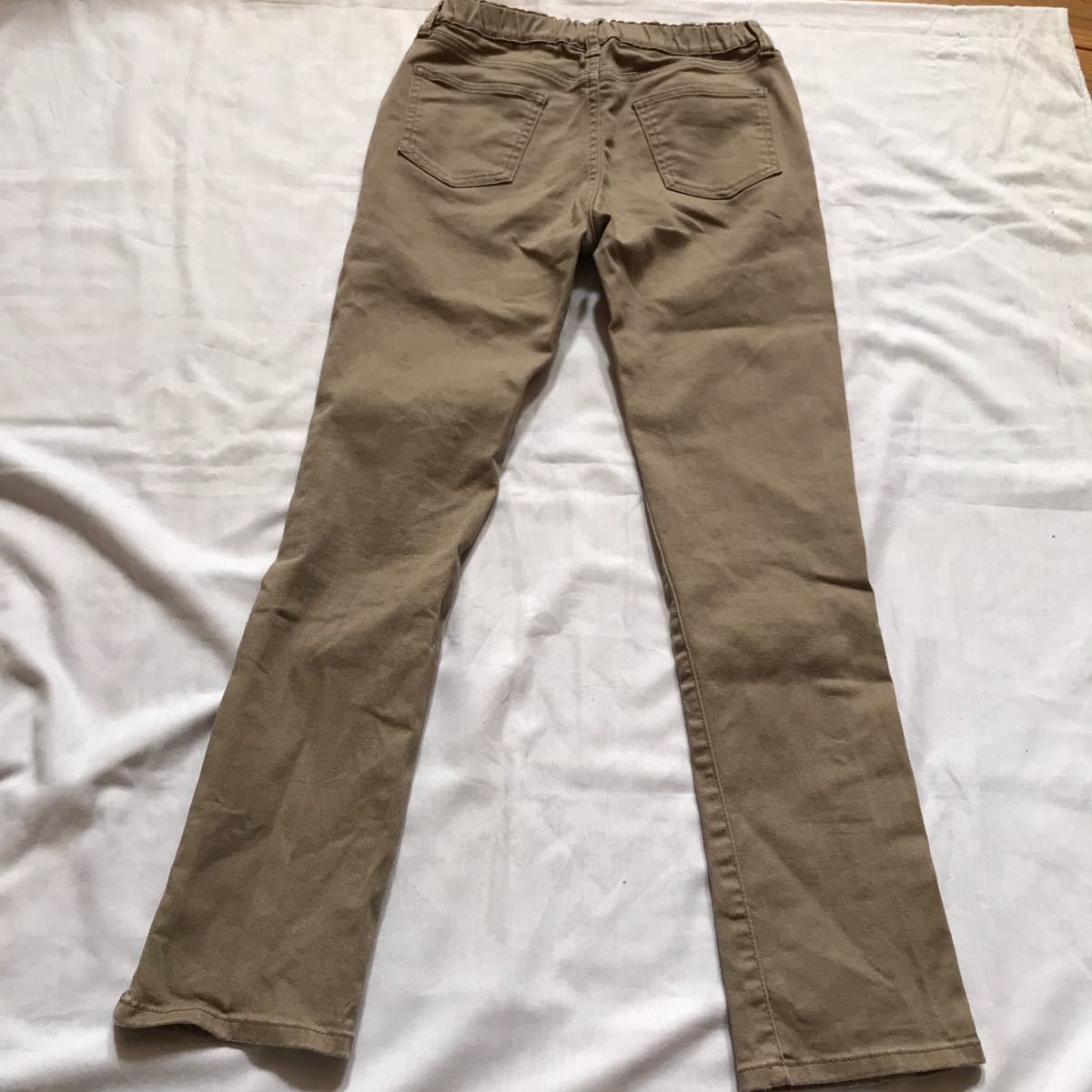 ユニクロ チノパン ベージュ 150サイズ キッズ パンツ ズボン 長ズボン ジーンズ UNIQLO キッズXL