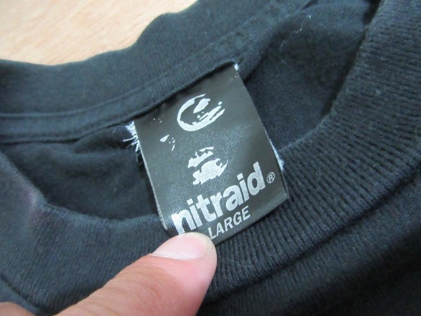 f7317n Nitraid NITRAID print T-shirt L black 