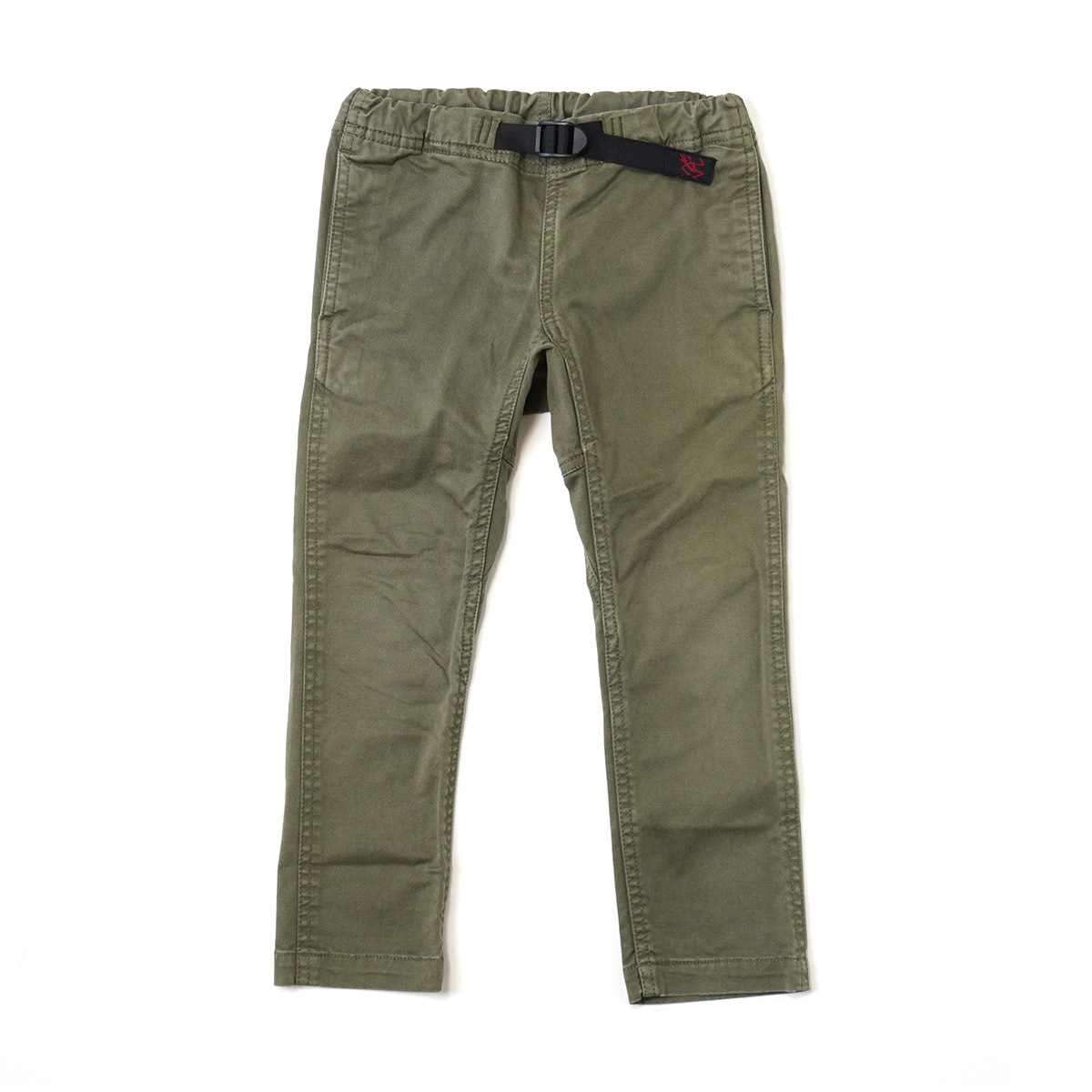 GRAMICCI KIDS NARROW PANTS【110】オリーブ グラミチ キッズナローパンツ ストレッチ スリム アウトドア 子供服 GKP-16F033_画像1