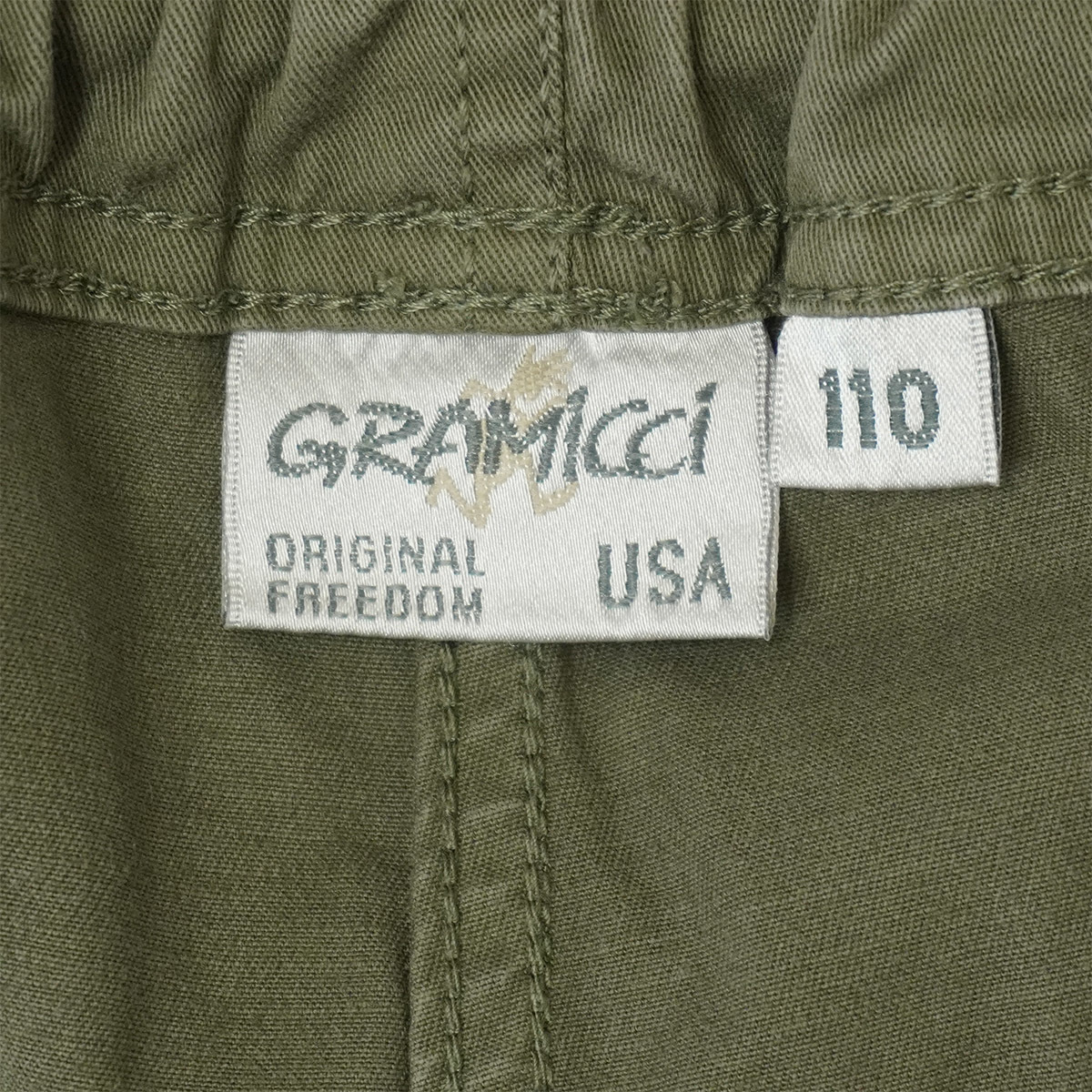 GRAMICCI KIDS NARROW PANTS[110] оливковый Gramicci Kids narrow брюки стрейч тонкий уличный ребенок одежда GKP-16F033