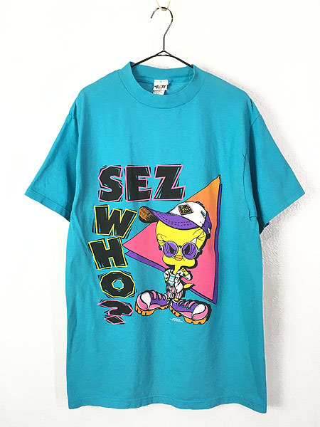 レディース 古着 90s USA製 Looney Tunes Tシャツ XL位 ストリート 驚きの値段 【特別送料無料！】 トゥイーティー TWEETY