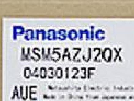 50%OFF Panasonic サーボモーター MSM5AZJ2QX kids-nurie.com