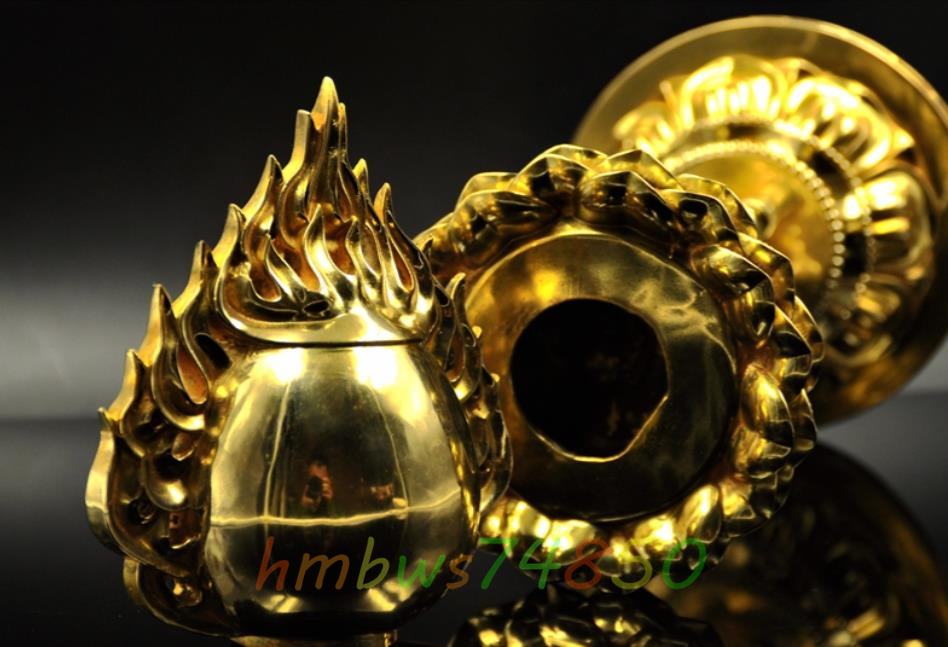 密教法具 寺院仏具」仏教美術 火焔宝珠舎利塔 金剛杵 金箔貼り 密教法具 寺院仏具」仏教美術 火焔宝珠舎利塔 金剛杵 金箔貼り