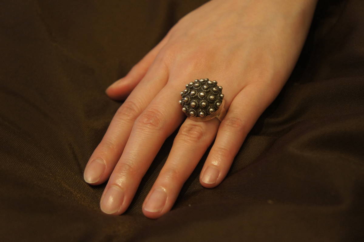 Vintage Mexican Jewelry Dot Ring/ヴィンテージビンテージtaxcomexico
