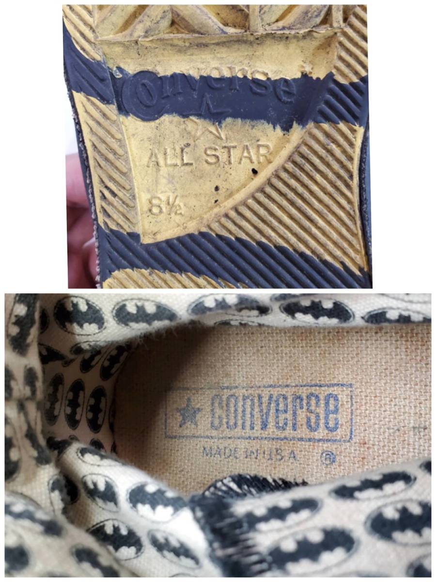 【もございま】 ヤフオク! - 80S バットマン converse allstar コンバース ... もございま