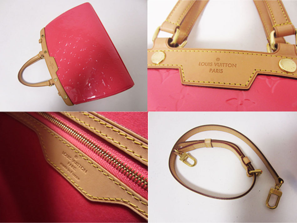 送料無料 LOUIS VUITTON ルイヴィトン ヴェルニ ローズリッチ ピンク