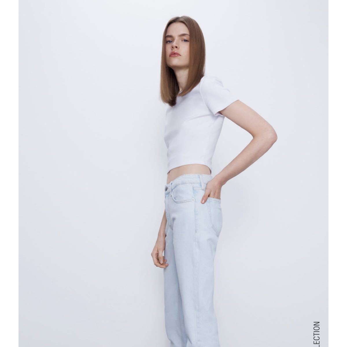新品 ZARA クロップド丈Tシャツ ホワイト Mサイズ|Yahoo!フリマ 新品 ZARA クロップド丈Tシャツ ホワイト Mサイズ|Yahoo!フリマ