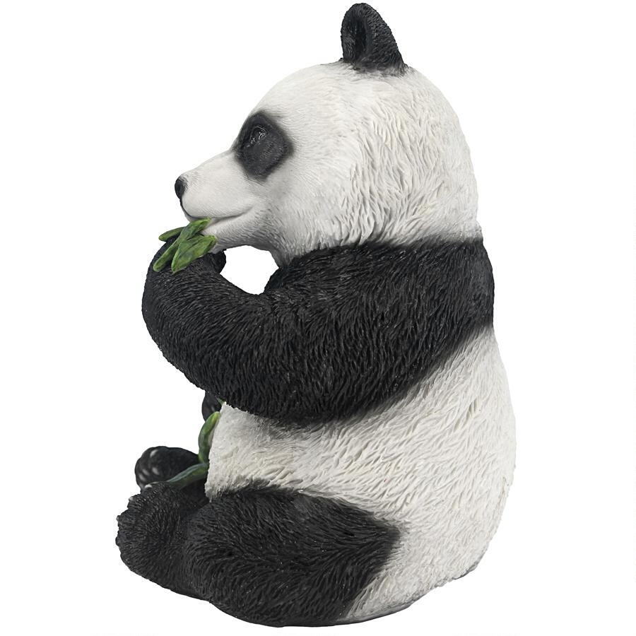  bamboo . meal .. baby Panda outdoor outdoors correspondence interior ornament Panda image China bear Panda sculpture animal Bear - animal child figure decoration garden garden 