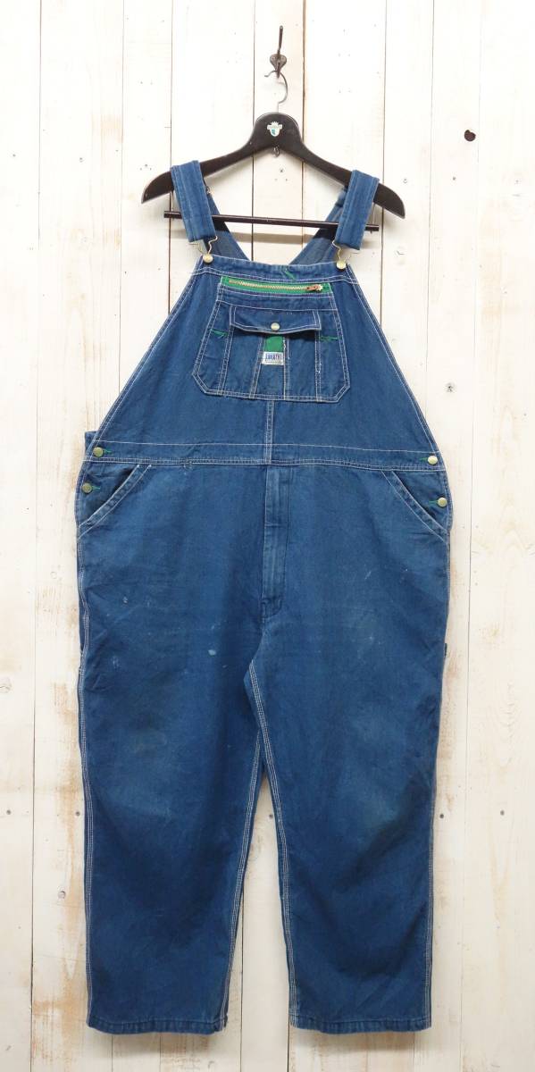 BIG KING TALL WIDE ＊古着卸　VINTAGE US古着 ＊LIBERTY OVERALLS リバティ ＊DENIM OVERALLS 　デニムオーバーオール W48 L30 _画像1