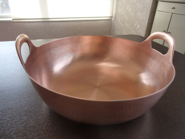即落札特価打出し純銅銅製天ぷら鍋30cm 揚げ鍋銅揚げ鍋打出し 即落札特価打出し純銅銅製天ぷら鍋30cm 揚げ鍋銅揚げ鍋打出し