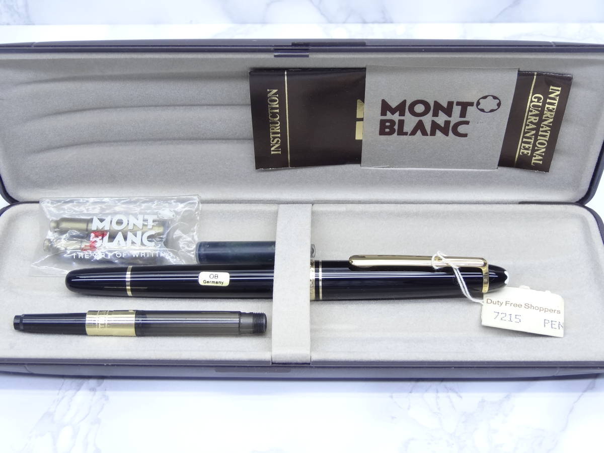 ★未使用 マイスターシュテュック クラシック 14K OB ニブ コンバーター Mont Blanc 万年筆_画像1