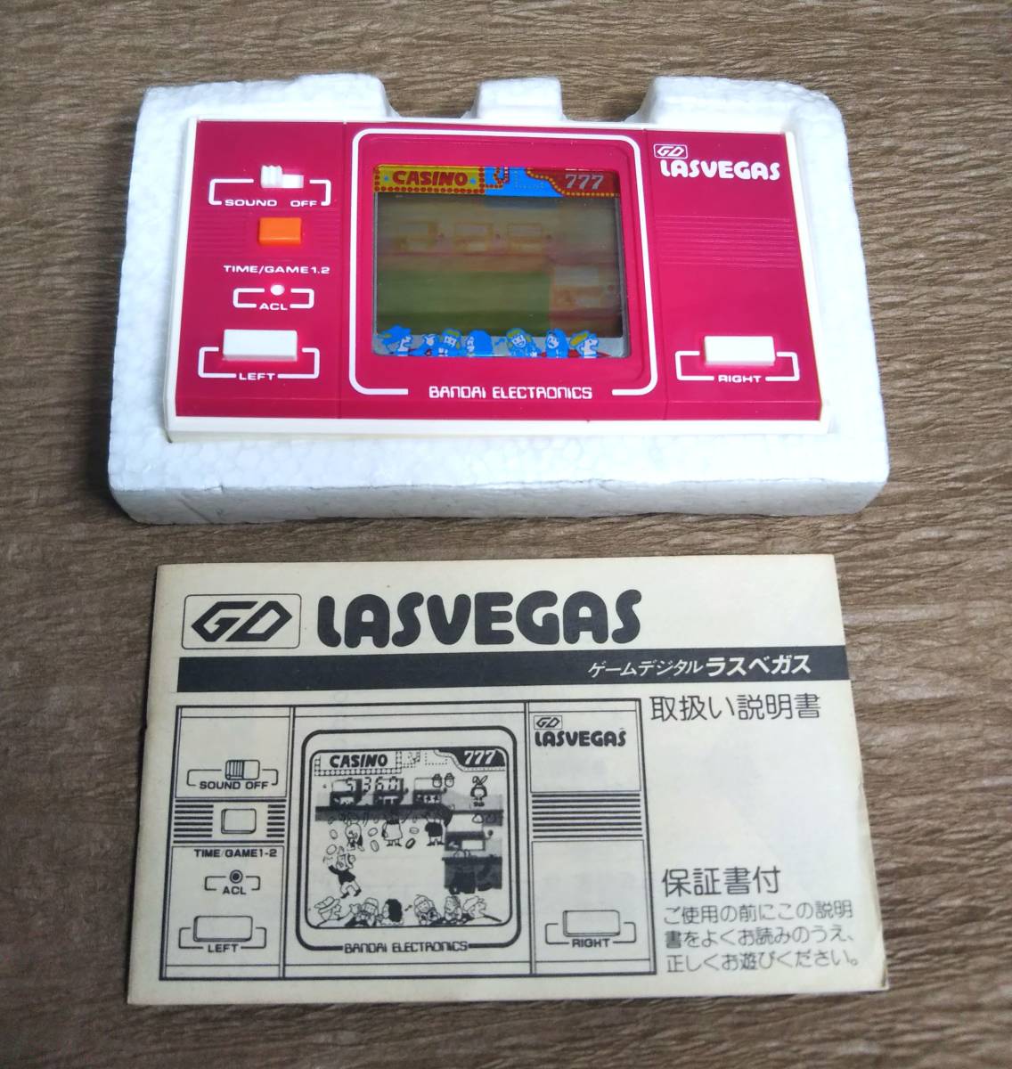 [ б/у ] Bandai LCD игра цифровой [las Vegas ] Game & Watch рабочее состояние подтверждено 