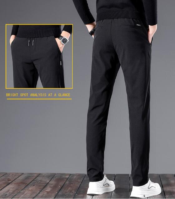  summer thing men's chino pants long height sweat stretch skinny casual pants thin ... plain tapered slim .W28~W38
