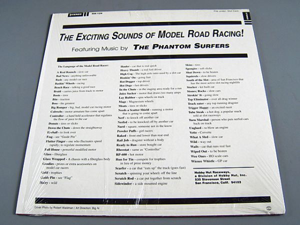 《新品同様》THE PHANTOM SURFERS The Exciting Sounds Of Model Road Racing 1994 US Orig.LP GARAGE PUNK MUMMIES JACKIE & THE CEDRICSの画像2